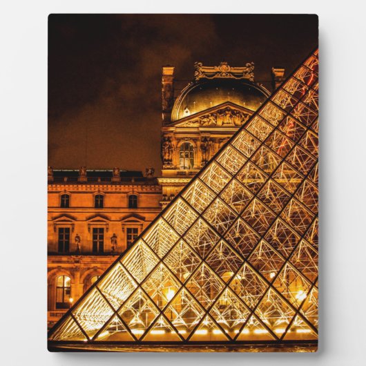 Het Louvre Fotoplaat (Voorkant)