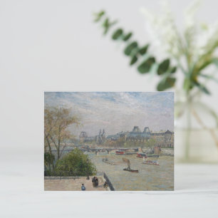Het Louvre, Lente Camille Pissarro Briefkaart