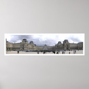 Het Louvre Panorama Poster