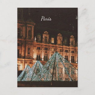 Het Louvre, Parijs, Frankrijk Feestdagenkaart