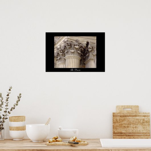 Het Louvre Poster (Keuken)