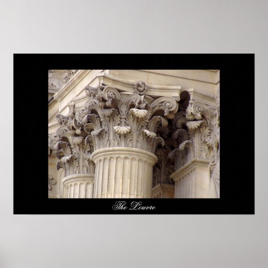 Het Louvre Poster (Voorkant)