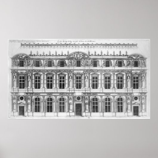 Het Louvre Poster (Voorkant)