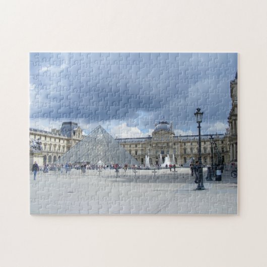 Het Louvre Puzzle Legpuzzel (Horizontaal)
