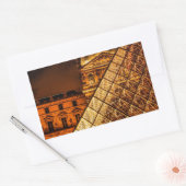 Het Louvre Rechthoekige Sticker (Envelop)