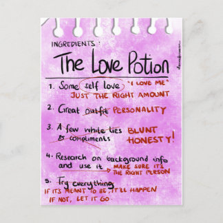 Het Love Potion Briefkaart