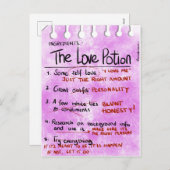 Het Love Potion Briefkaart (Voorkant / Achterkant)