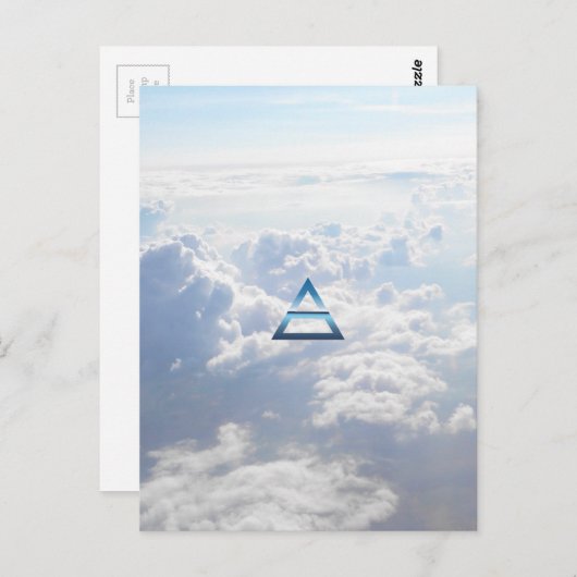 Het luchtsymbool van het element briefkaart (Voorkant / Achterkant)