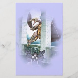 Het luchtvignet van de Dragon Briefpapier