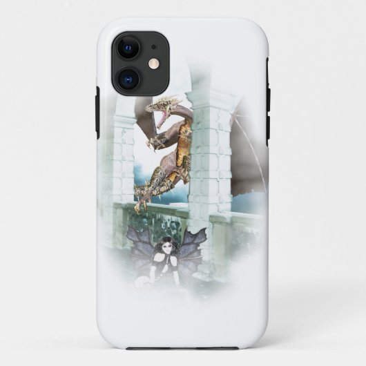 Het luchtvignet van de Dragon Case-Mate iPhone Case (Achterkant)