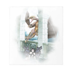 Het luchtvignet van de Dragon Notitieblok