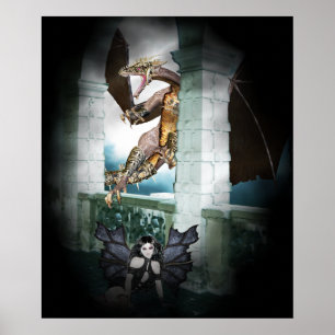 Het luchtvignet van de Dragon Poster