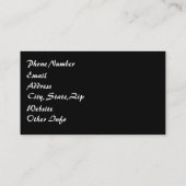 Het luchtvignet van de Dragon Visitekaartje (Achterkant)