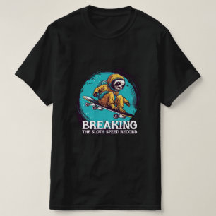 het luiaard snelheidsrecord verbreken t-shirt