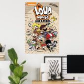 Het luide huis luid poster (Thuiskantoor)