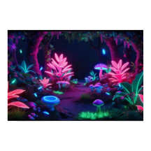 Het Lumina bos: Fluisterende neonlichten