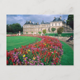 Het Luxemburgse paleis in Parijs, Frankrijk. Briefkaart