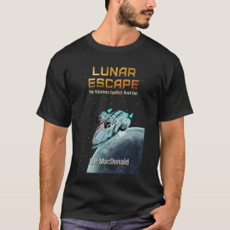 Het maan Hoesje van de Vlucht, de Reeks Van T-shirt