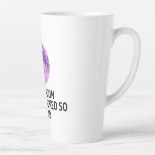 Het Maan T-Shirt Ziet Er Zo Goed Uit Latte Mok