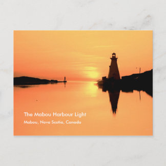 Het Mabou Harbour Light, Mabou N.S. Briefkaart