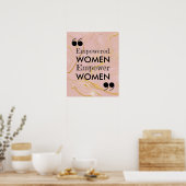 Het machtige Poster van het Citaat van de Vrouwen  (Keuken)