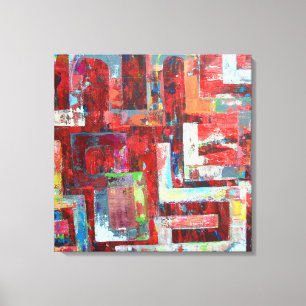 Het Magazijn 24 x 24 Ingepakt Canvas Afdruk