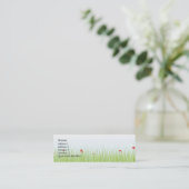 Het Magere Gebied van de papaver - Mini Visitekaartje (Staand voorkant)