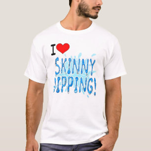 Het magere Onderdompelen, houd ik van het Magere T-shirt