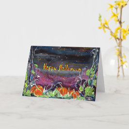 Het magische Collectie van Halloween van Pompoenen Kaart