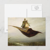 Het magische tapijt, 1880 briefkaart (Voorkant / Achterkant)