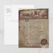 Het maken en het ploegen, van een Kalender Briefkaart (Voorkant / Achterkant)