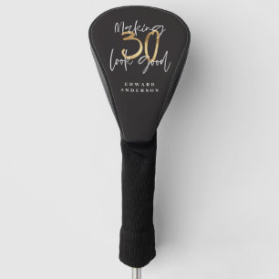 Het maken van 30 kijken goed gouden verjaardagsvie golfheadcover