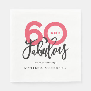 Het maken van 60 een goede moderne typografische v servet