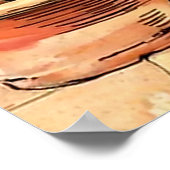 “Het maken van appelcider” door Beatrix Potter Poster (Hoek)