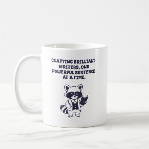 Het maken van briljante schrijvers, één krachtige koffiemok