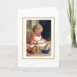 Het maken van de Kaart van de Koekjes van Kerstmis