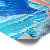 Het maken van een splash blue mermaid poster door (Hoek)