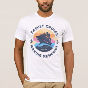 Het maken van herinneringen Nautische vakantie voo T-shirt