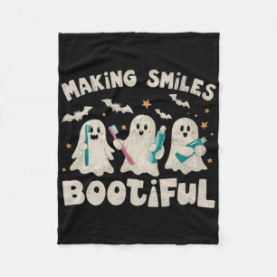Het maken van Lachen Bootiful Halloween Funny Ghos Fleece Deken