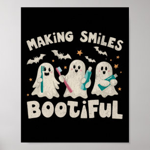 Het maken van Lachen Bootiful Halloween Funny Ghos Poster