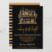 Het maken van Spirits Bright, Champagne Cocktail P Kaart (Voorkant / Achterkant)