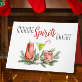 Het maken van Spirits Bright Feestelijke Cocktails Kaart