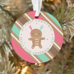 Het maken van Spirits Bright Reindeer Gingerbread Ornament