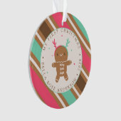 Het maken van Spirits Bright Reindeer Gingerbread  Ornament (voorkant)