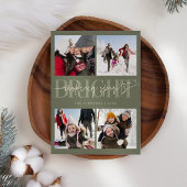 Het maken van Spirits Bright Sage Kerstmis Multi F Feestdagenkaart