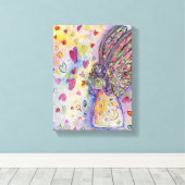 Het maken van Universe Angel Wrapped Canvas schild (Insitu (Houten vloer))