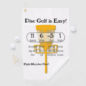 Het makkelijke spel golfhanddoek (Insitu)