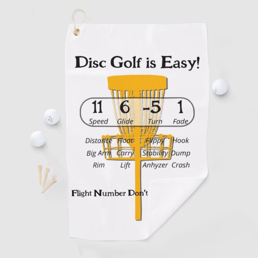 Het makkelijke spel golfhanddoek (Insitu)