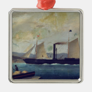 Het "Mallorcan"-schip waarop George Sand en Cho Metalen Ornament