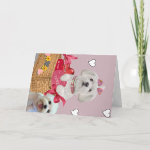 Het Maltese Art. van Valentijn Feestdagen Kaart